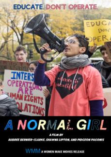 a normal girl poster